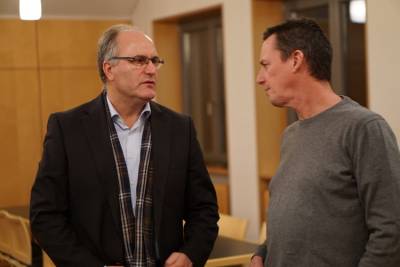 Nexhmedin Bytyqi und Jrg Schiller, Stimmenknig der letzten Wahl. 