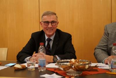 Hans-Ulrich Spieth scheint zufrieden.