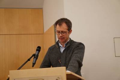 Dr. Bruno Pfeifer bei seiner Vorstellung als einer von 32 Kandidaten auf einer starken CDU-Liste.