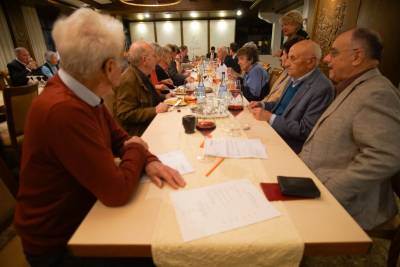 Die Mitglieder waren im Hirsch in Schmiden zusammengekommen. 