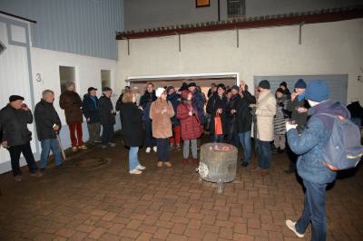 Im Hof von Erhard Hess