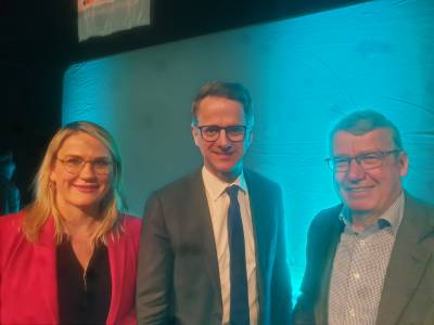 Unser Fraktionsvorsitzender im Gemeinderat Franz Plappert Christina Stumpp und Dr. Carsten Linnemann