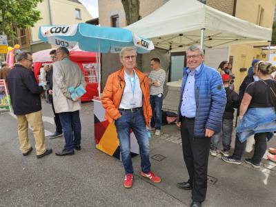 Unser Kandidaten Hans-Ulrich Spieth und Franz Plappert