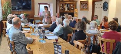 Frau Oberbürgermeisterin Zull bei Ihrem Grußwort