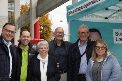 Ein starkes Team - Siegfried Lorek, Julian Deifel, Christel Schwegler, Klaus Knauer, Gunnar Härtling und Sandra Schmidgall-Appl