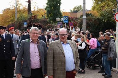 Fraktionsvorsitzender Franz Plappert und Stadtrat Marcus Hofmeister