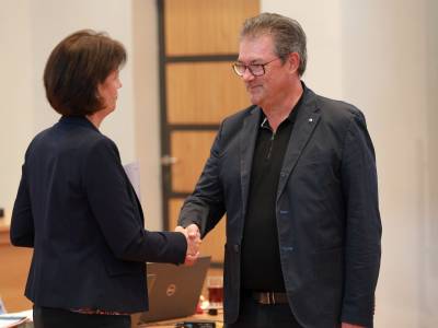 Oberb�rgermeisterin Gabriele Zull und Stadtrat Klaus Schneider