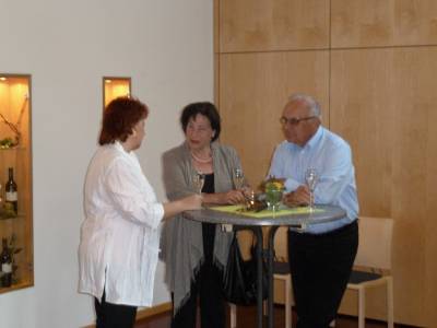 Stehempfang der Gste im Amandus-Saal