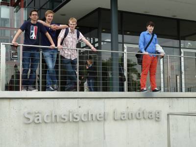 Die JU im Schsischen Landtag. 