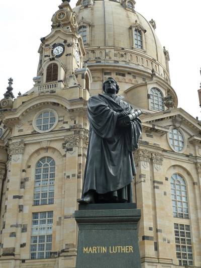 Lutherdenkmal an der Frauenkirche