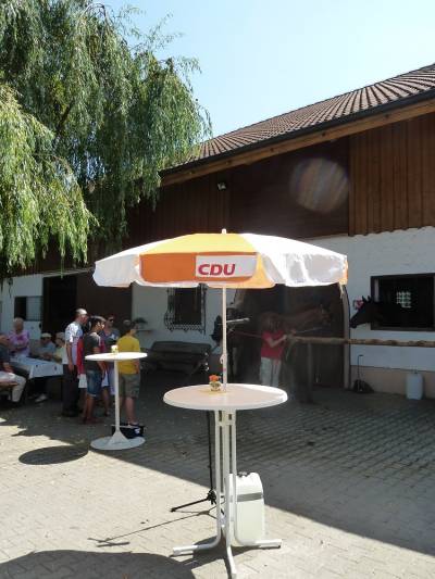 Glhende Hitze in Fellbach. 