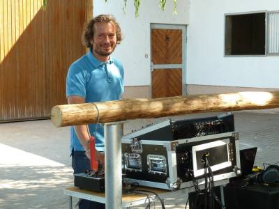 Gianni Di Martino vom Vorstandsteam hatte die Musik aufgelegt. 