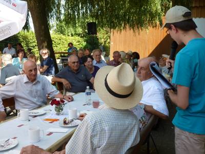 Bei diesem Spiel durfte man einen Joker einsetzen. Der OB gab eine musikalische Frage an die Senioren Union ab.
