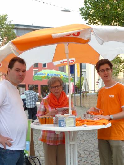 Von 9 Uhr an im Einsatz