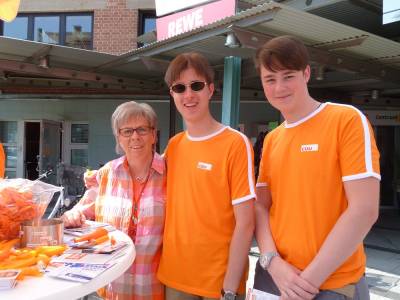 Christel Schwegler, Fabian Zahlecker und Dominic Scheim