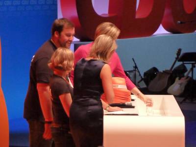 Claudia von Brauchitsch im Gesprch mit dem Kern-teAM Deutschland und Julia Klckner. 