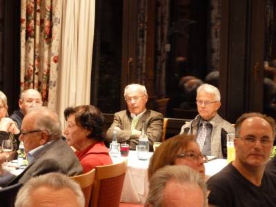 Helmut Maile und Franz Frank von der Senioren Union. 