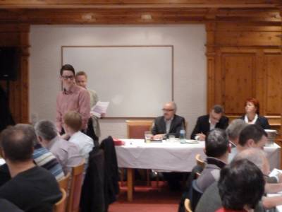 Dominic Scheim nimmt die Wahl an. 