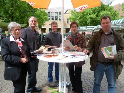 Christel Schwegler, Nexhmedin Bytyqi, Jochen Hfliger, Fabian Zahlecker und Frank Selle (v.l.n.r.)