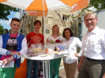 Dominic Scheim, Fabian Zahlecker, Sabine Weczerek, Sandra Nitschke, Hans-Ulrich Spieth (v.l.n.r.)