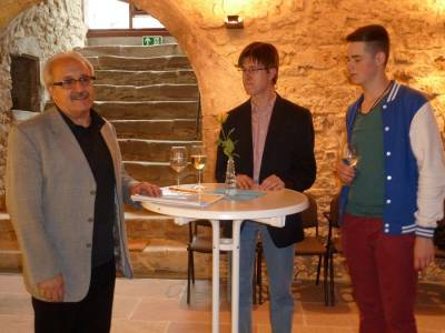 Harald Rienth hielt eine kleine Ansprache und bedankte sich bei allen Kandidaten. 