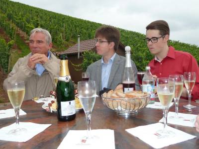 Thomas Strobl, Fabian Zahlecker und Dominic Scheim