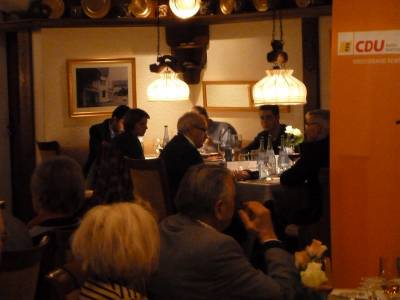 Auf der Tagesordnung stehen Reden von Oberbrgermeister Christoph Palm, Matthias Prfrock und CDU-Spitzenkandidaten-Kandidat Guido Wolf