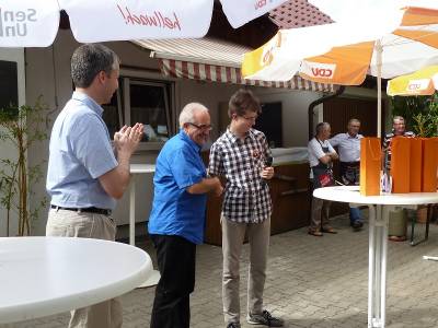 Harald Rienth ist ebenfalls seit 20 Jahren Mitglied. 