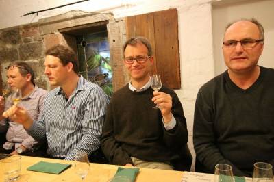 Fnf verschiedene Whiskys wurden probiert