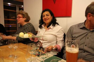 Auch zum Nachtisch haben sich einige etwas bestellt