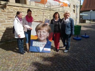 Infostand in Schmiden